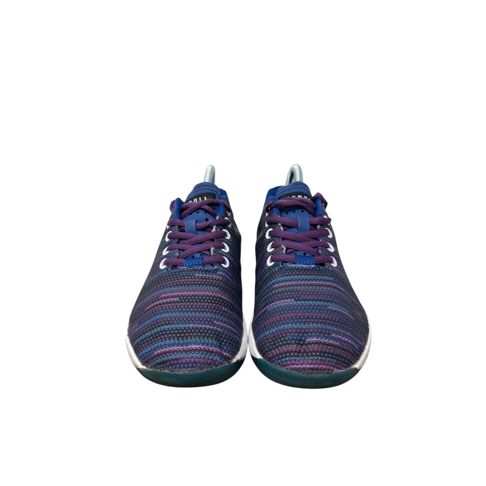 NOBULL SuperFabric Trainers Womens 8 Blue Purple Space Dye Athletic Sneakers